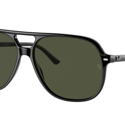 Ray-Ban BILL RB2198 Square Sunglasses  901/31-Black 60-145-14 - Color Map Black