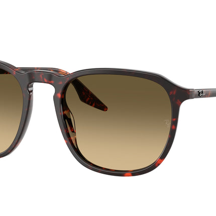 Ray-Ban RB2203 Square Sunglasses  14290A-Havana Red Turtle 55-145-20 - Color Map Red