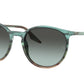 Ray-Ban RB2204F Phantos Sunglasses  1394GK-Striped Blue & Green 54-145-18 - Color Map Multicolor
