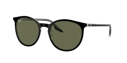 Ray-Ban RB2204F Phantos Sunglasses  919/58-Black On Transparent 54-145-18 - Color Map Black