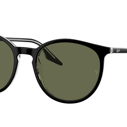 Ray-Ban RB2204 Phantos Sunglasses  919/58-Black On Transparent 54-145-20 - Color Map Black