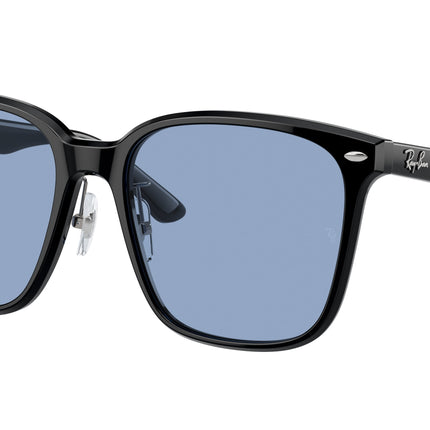 Ray-Ban RB2206D Square Sunglasses  901/72-Black 57-145-18 - Color Map Black