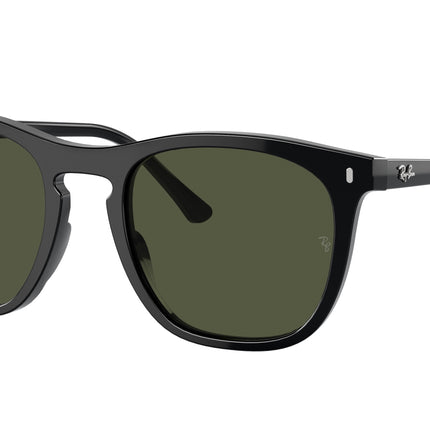 Ray-Ban RB2210F Square Sunglasses  901/31-Black 53-145-21 - Color Map Black