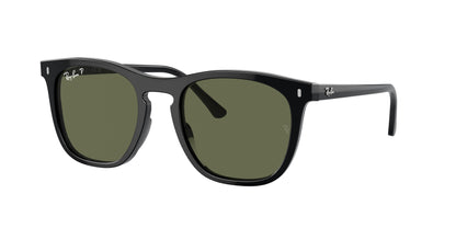 Ray-Ban RB2210 Square Sunglasses  901/58-Black 53-145-21 - Color Map Black
