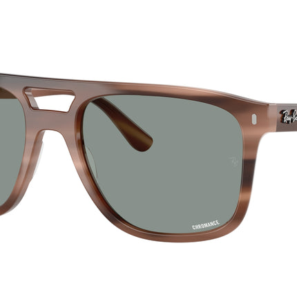 Ray-Ban RB2213CH Square Sunglasses  1423O9-Havana Brown 58-150-20 - Color Map Tortoise