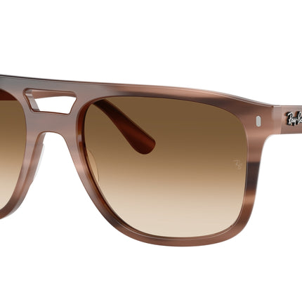 Ray-Ban RB2213 Square Sunglasses  142351-Havana Brown 58-150-20 - Color Map Tortoise