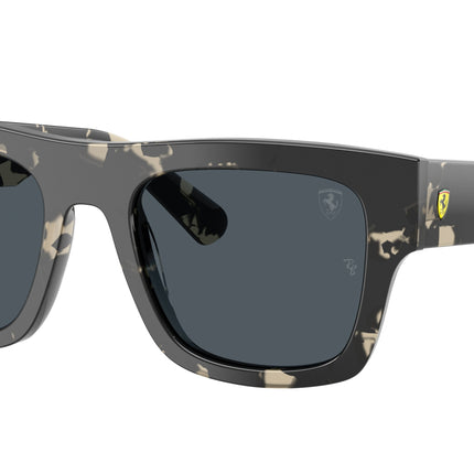 Ray-Ban RB2217M Square Sunglasses  F70387-Grey Havana 53-145-21 - Color Map Tortoise