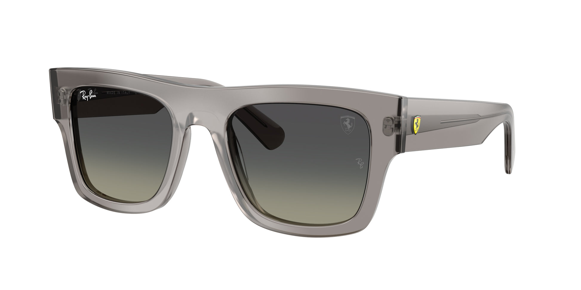 Ray-Ban RB2217M Square Sunglasses  F70411-Transparent Grey 53-145-21 - Color Map Grey
