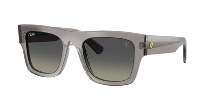 Ray-Ban RB2217M Square Sunglasses  F70411-Transparent Grey 53-145-21 - Color Map Grey