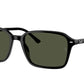 Ray-Ban RAIMOND RB2231F Square Sunglasses  901/31-Black 56-145-18 - Color Map Black