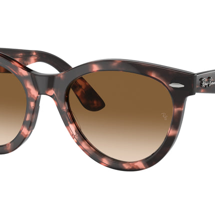 Ray-Ban WAYFARER WAY RB2241F Round Sunglasses  133451-Pink Havana 54-150-21 - Color Map Tortoise