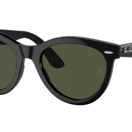 Ray-Ban WAYFARER WAY RB2241 Round Sunglasses  901/31-Black 54-150-21 - Color Map Black