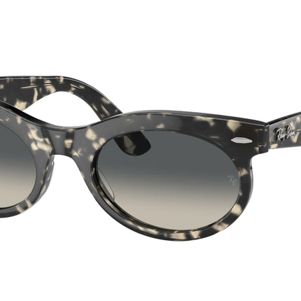 Ray-Ban WAYFARER OVAL RB2242F Oval Sunglasses  133371-Grey Havana 53-150-22 - Color Map Tortoise