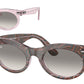 Ray-Ban WAYFARER OVAL RB2242F Oval Sunglasses  138432- 53-150-22 - Color Map Violet