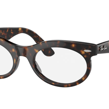 Ray-Ban WAYFARER OVAL RB2242F Oval Sunglasses  902/GI-Havana 53-150-22 - Color Map Tortoise