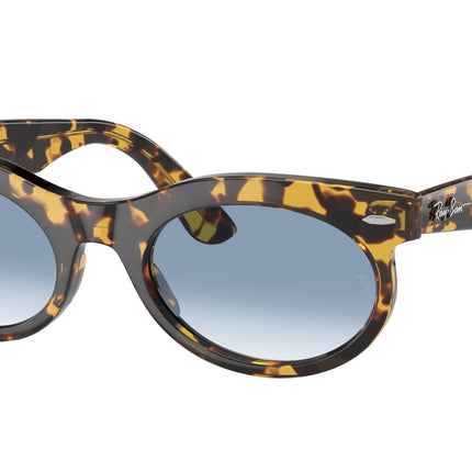 Ray-Ban WAYFARER OVAL RB2242 Oval Sunglasses  13323F-Yellow Havana 53-150-22 - Color Map Tortoise