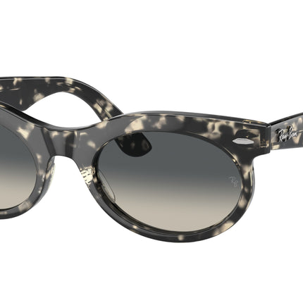 Ray-Ban WAYFARER OVAL RB2242 Oval Sunglasses  133371-Grey Havana 53-150-22 - Color Map Tortoise