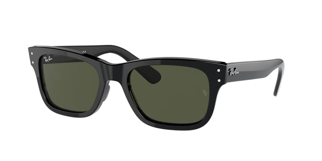 Ray-Ban MR BURBANK RB2283 Rectangle Sunglasses  901/31-Black 55-145-20 - Color Map Black