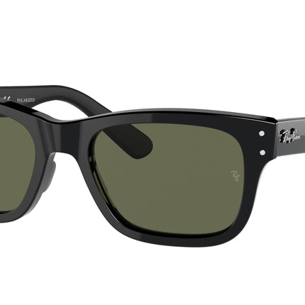Ray-Ban MR BURBANK RB2283 Rectangle Sunglasses  901/58-Black 55-145-20 - Color Map Black