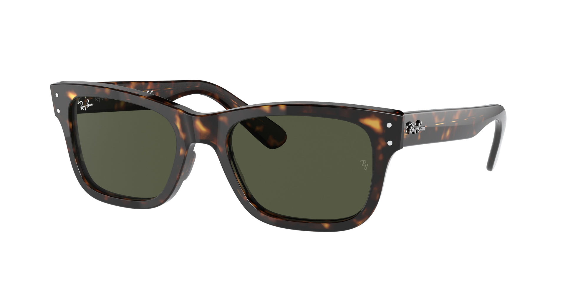 Ray-Ban MR BURBANK RB2283 Rectangle Sunglasses  902/31-Havana 55-145-20 - Color Map Tortoise