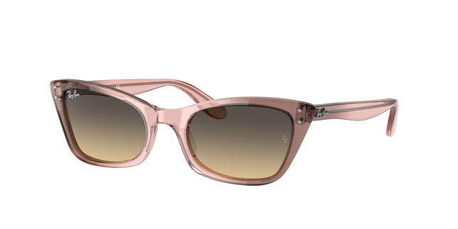 Ray-Ban LADY BURBANK RB2299 Cat Eye Sunglasses  1344BG-Transparent Pink 52-140-20 - Color Map Pink