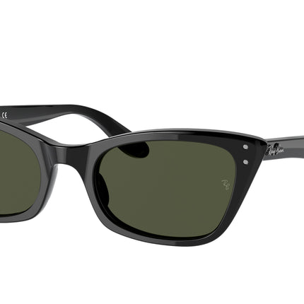 Ray-Ban LADY BURBANK RB2299 Cat Eye Sunglasses  901/31-Black 55-140-20 - Color Map Black