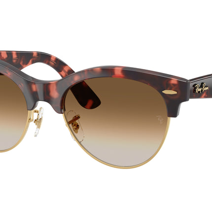Ray-Ban CLUBMASTER WAY RB2341 Square Sunglasses  143251-Pink Tortoise On Gold 54-150-19 - Color Map Havana
