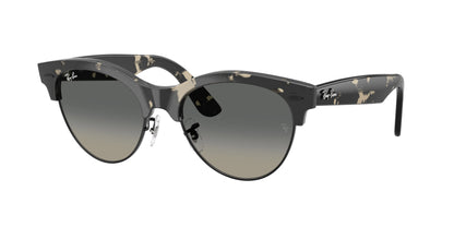 Ray-Ban CLUBMASTER WAY RB2341 Square Sunglasses  143371-Grey Havana On Black 54-150-19 - Color Map Havana