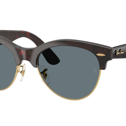 Ray-Ban CLUBMASTER WAY RB2341 Square Sunglasses  990/3R-Red Havana On Gold 54-150-19 - Color Map Havana