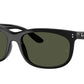 Ray-Ban BALORETTE RB2389F Pillow Sunglasses  901/31-Black 60-145-19 - Color Map Black