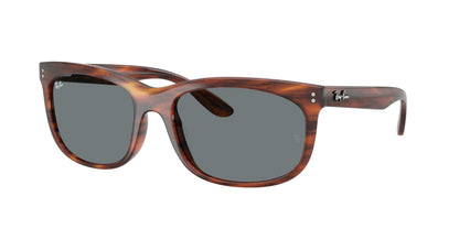 Ray-Ban BALORETTE RB2389 Pillow Sunglasses  954/62-Striped Havana 60-145-19 - Color Map Brown