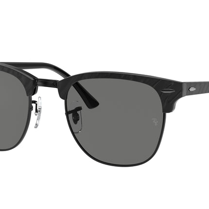 Ray-Ban CLUBMASTER RB3016 Square Sunglasses  1305B1-Black 51-145-21 - Color Map Black