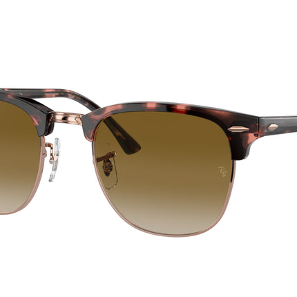 Ray-Ban CLUBMASTER RB3016 Square Sunglasses  133751-Pink Havana 51-145-21 - Color Map Tortoise