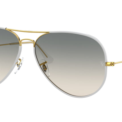 Ray-Ban AVIATOR FULL COLOR RB3025JM Pilot Sunglasses  919632-Grey 58-135-14 - Color Map Grey