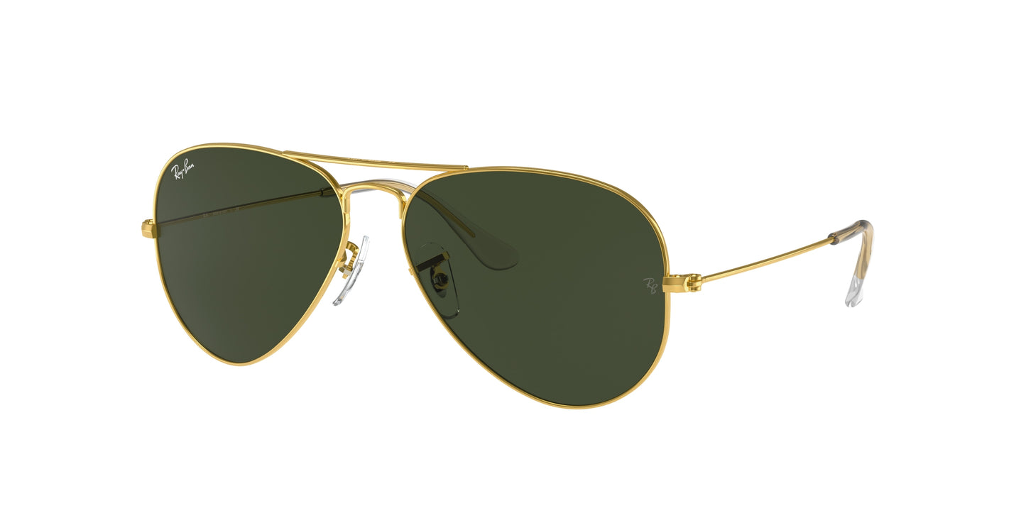 Ray-Ban AVIATOR RB3025 Pilot Sunglasses  001-Gold 62-140-14 - Color Map Gold