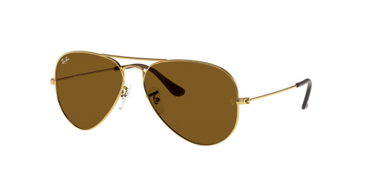 Ray-Ban AVIATOR RB3025 Pilot Sunglasses  001/33-Arista Gold 62-140-14 - Color Map Gold