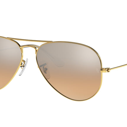 Ray-Ban AVIATOR RB3025 Pilot Sunglasses  001/3E-Arista Gold 62-140-14 - Color Map Gold