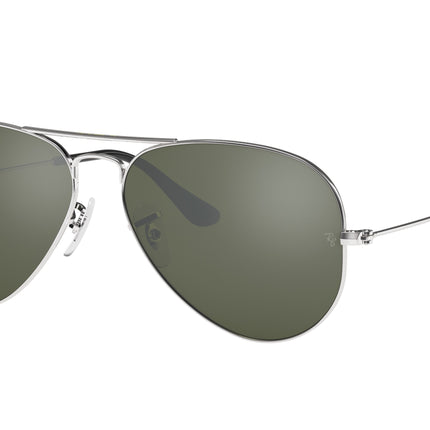 Ray-Ban AVIATOR RB3025 Pilot Sunglasses  003/40-Silver 62-140-14 - Color Map Silver