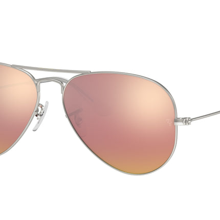Ray-Ban AVIATOR RB3025 Pilot Sunglasses  019/Z2-Silver 58-135-14 - Color Map Silver