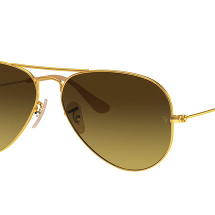 Ray-Ban AVIATOR RB3025 Pilot Sunglasses  112/85-Gold 58-135-14 - Color Map Gold