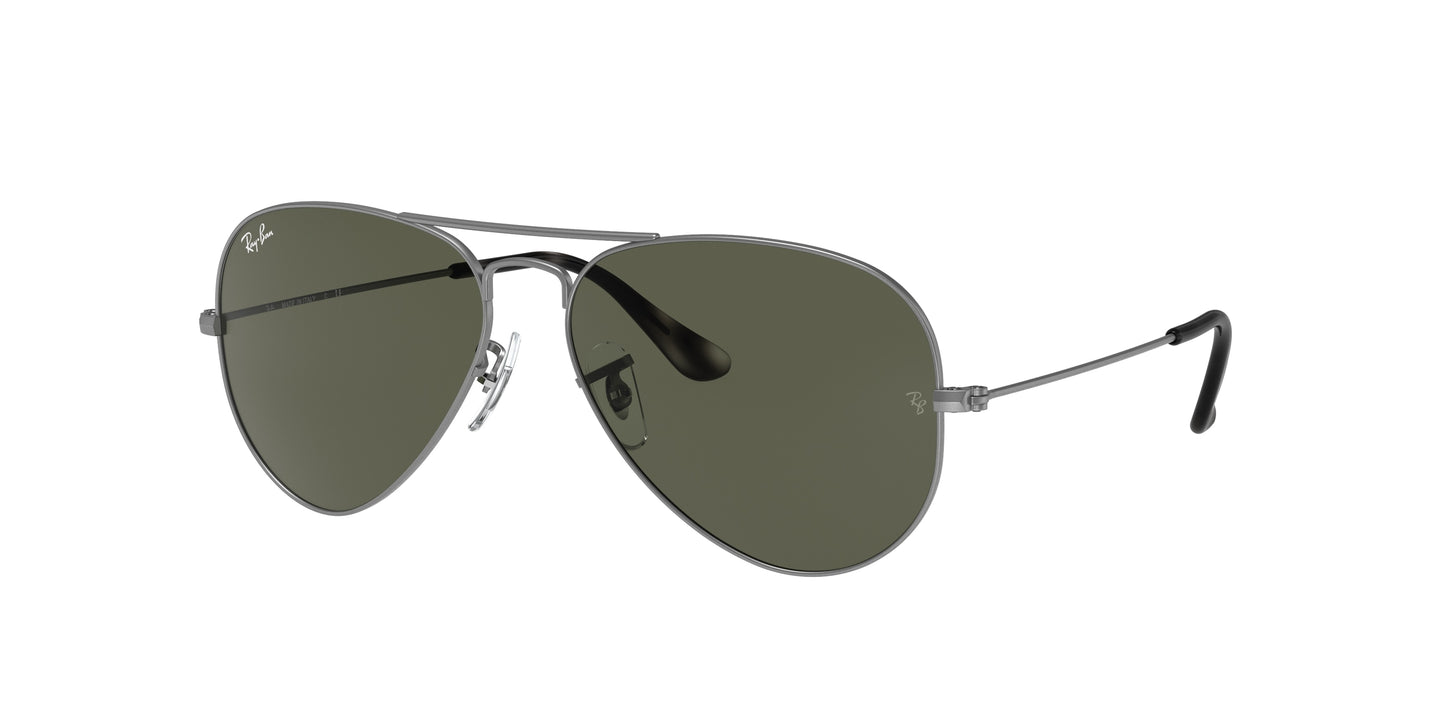 Ray-Ban AVIATOR RB3025 Pilot Sunglasses  919031-Grey 62-140-14 - Color Map Grey