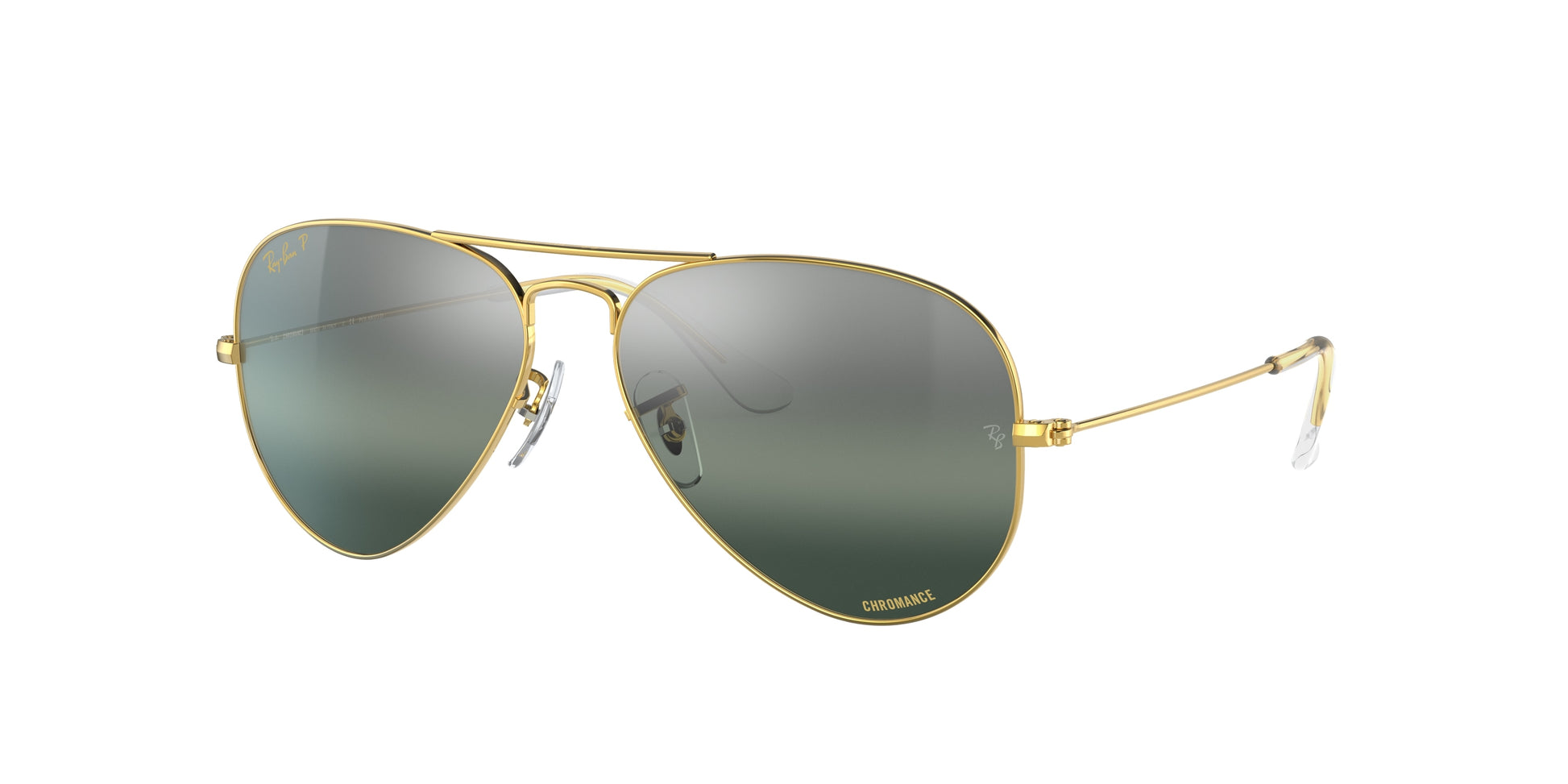 Ray-Ban AVIATOR RB3025 Pilot Sunglasses  9196G6-Gold 62-140-14 - Color Map Gold