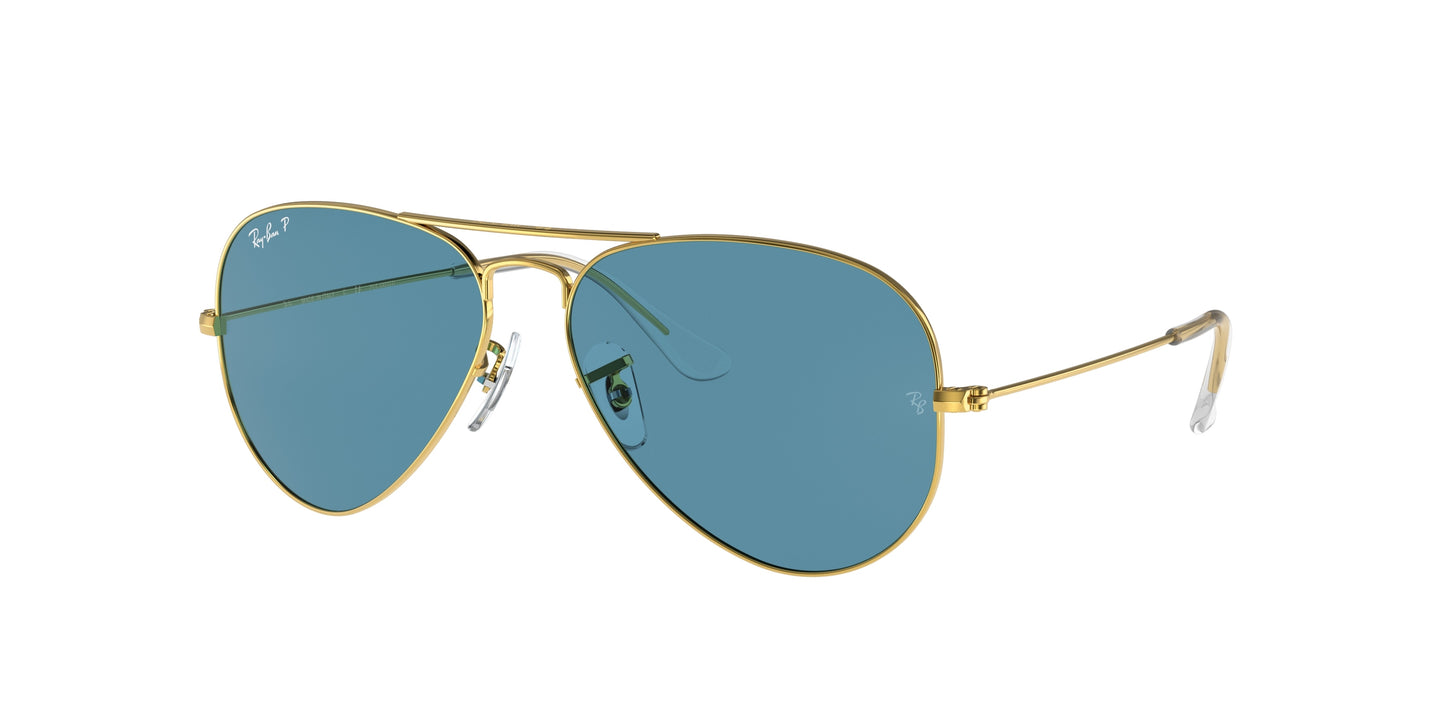 Ray-Ban AVIATOR RB3025 Pilot Sunglasses  9196S2-Gold 62-140-14 - Color Map Gold