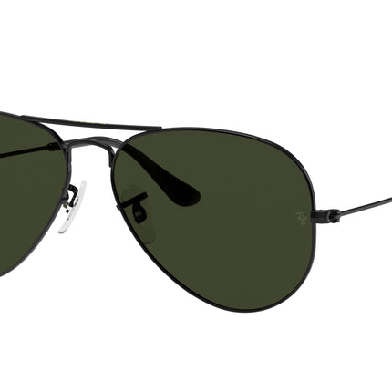 Ray-Ban AVIATOR RB3025 Pilot Sunglasses  L2823-Black 58-135-14 - Color Map Black