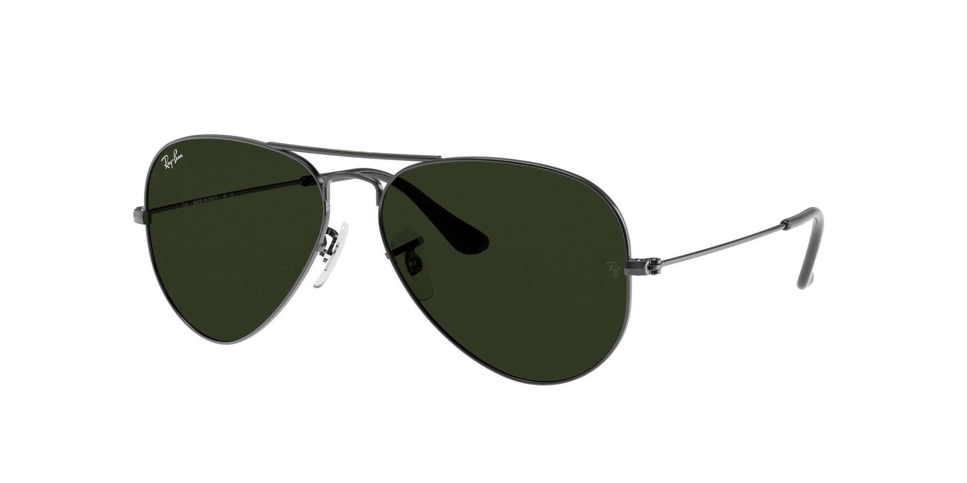 Ray-Ban AVIATOR RB3025 Pilot Sunglasses  W0879-Gunmetal 58-135-14 - Color Map Grey