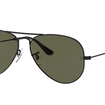 Ray-Ban AVIATOR RB3025 Pilot Sunglasses  W3361-Black 58-135-14 - Color Map Black