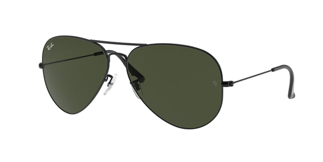 Ray-Ban AVIATOR LARGE METAL II RB3026 Pilot Sunglasses  L2821-Black 62-140-14 - Color Map Black