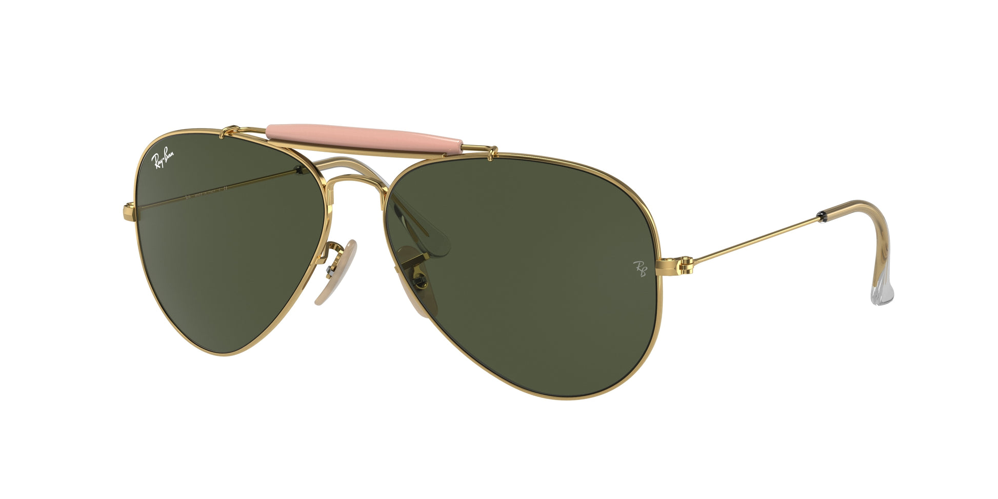 Ray-Ban OUTDOORSMAN II RB3029 Pilot Sunglasses  L2112-Gold 62-140-14 - Color Map Gold