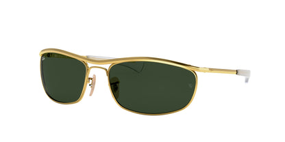 Ray-Ban OLYMPIAN I DELUXE RB3119M Oval Sunglasses  001/31-Arista Gold 62-125-18 - Color Map Gold