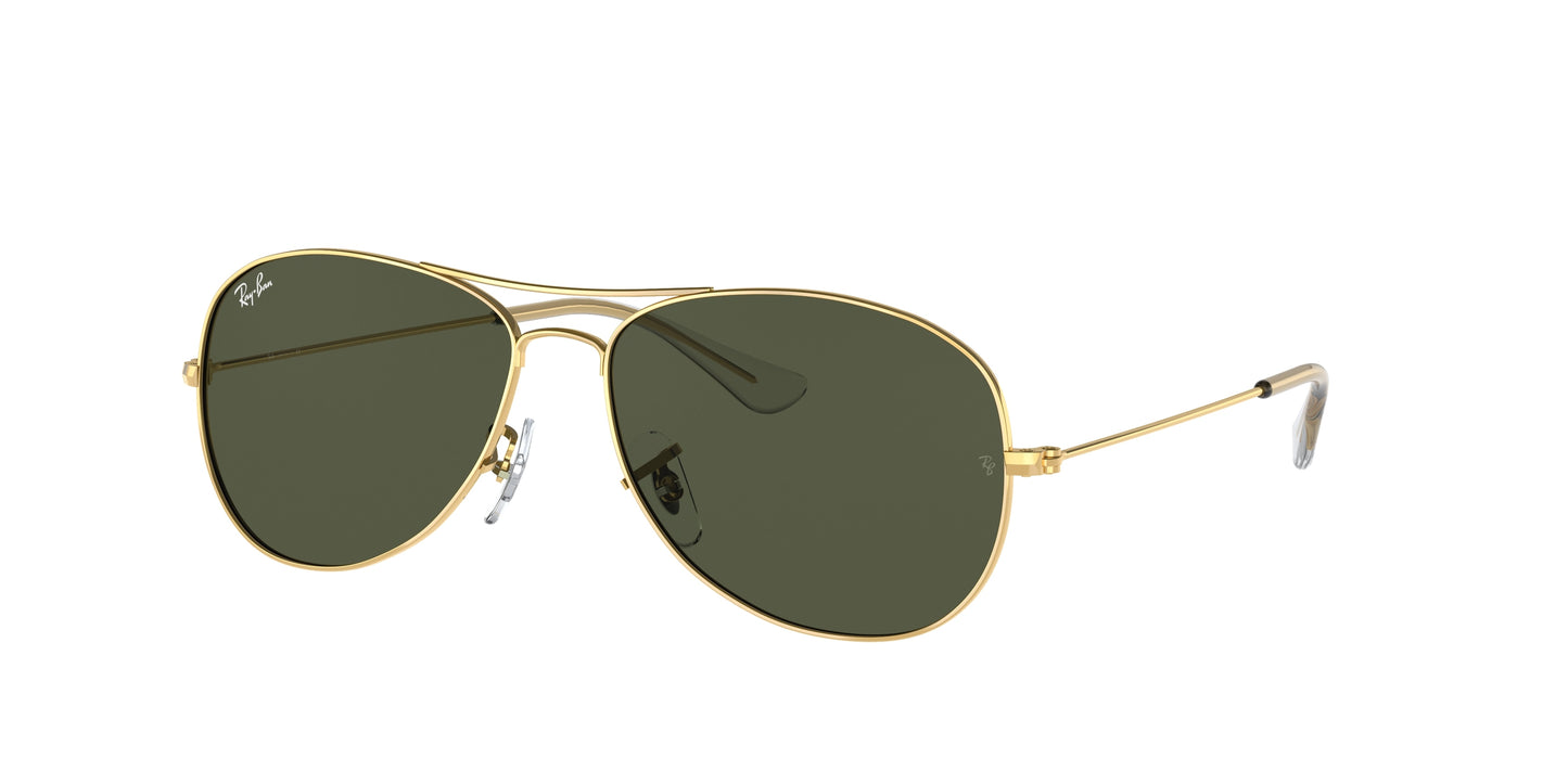 Ray-Ban COCKPIT RB3362 Pilot Sunglasses  001-Gold 59-135-14 - Color Map Gold